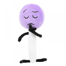 (Lollipop 28cm)Four Plushies Battle compatible with Dream Island Plush Toy Bfdi Stuffed Animal Soft Figurine Pillow Cushion Game Doll Kids C