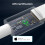 (Λευκό) Καλώδιο USB-C Lightning 1 m, Πιστοποιημένο από MFi, Καλώδιο φόρτισης iPhone USB C Συμβα 2