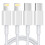 (Λευκό) Καλώδιο USB-C Lightning 1 m, Πιστοποιημένο από MFi, Καλώδιο φόρτισης iPhone USB C Συμβα 1