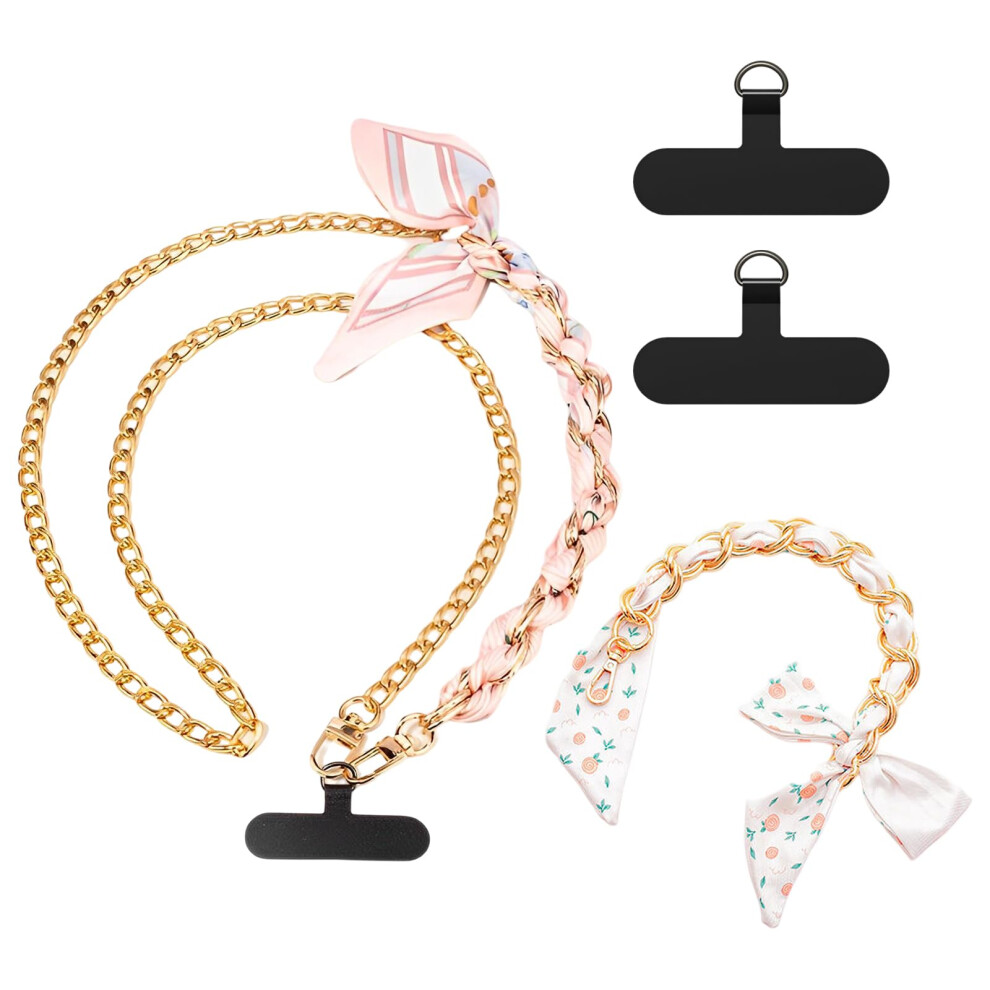 Suuwwn Catena Per Cellulare Universale, 2 Pezzi, Da Appendere Intorno Al Collo E Al Polso, Per Cellulare, Catena A Tracolla Con Cordino, Sen 6477056347290