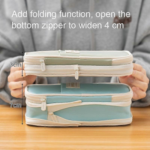 Angoo Macaron Dubbellaags Intrekbare Etui met Grote Capaciteit 2