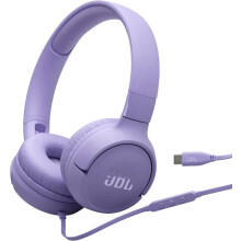 (Purple) JBL Tune 520C USB-C Comfort Fit Wired On Ear Headphones with Type-C Connection