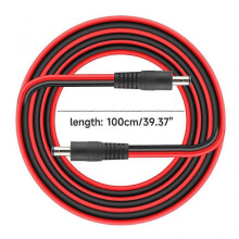 Male To Male CCTV Security Camera Adapter Connector 14awg Wire 5.5x2.1mm