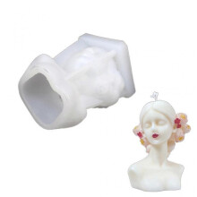 Beauty Elegant Girl Resin Mold Dragon Aromatherapy Candle Mold for Home Decor