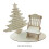 for Creative Christmas Ornaments Wooden Tree DIY Rocking Chair Desktop Table Dec 8