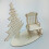 for Creative Christmas Ornaments Wooden Tree DIY Rocking Chair Desktop Table Dec 11