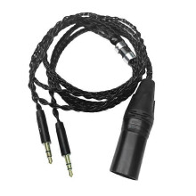 Stereo 3.5mm to 4pinXLR Cable for Denon D7100 D7200 Headphone 125cm/49.21in