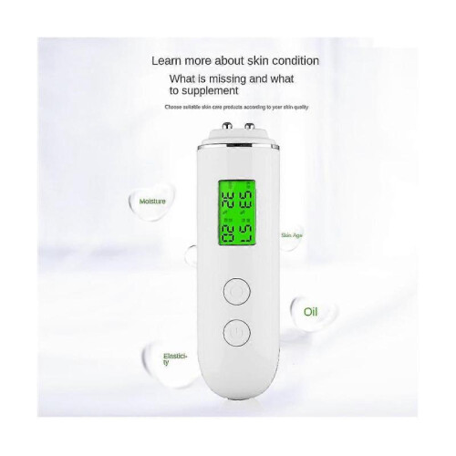 Portable Lcd Digital Water Oil Moisture Tester Fluorescent Agent Skin Analyzer Detector Face Care Tool 1