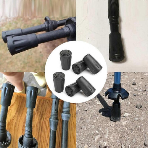 Walking Stick End Bottom Crutch Tip Replacement Head Protectors Cane Tip Feet 2