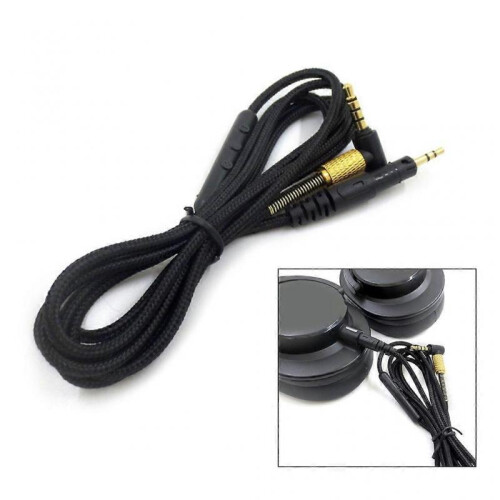 High-Quality Copper Earphone Cable Mic- Volume Control for ATH M50X/M40X/M70X 1