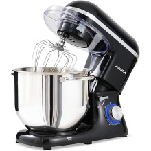 Aucma Stand Mixer, 7.5L Food Mixer for Baking with Bowl, 6 Speeds Electric Kitchen Mixer with Dough Hook, Whisk