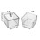 Cotton Swab Ball Container Dispenser Flosser for Case for Bathroom Countertop Va 3