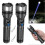 White Laser Longrange Lcd Digital Display Outdoor Powerful Handheld Flashlight 12