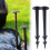 100Pcs Weed Control Fabric Securing Pegs ,Plastic Heavy Duty Garden Patio Pins 9