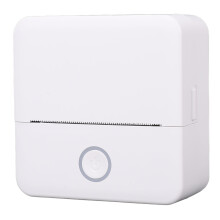 Compact Bluetooth Thermal Printer with 10 Rolls, 200dpi