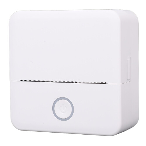 Compact Bluetooth Thermal Printer with 10 Rolls, 200dpi