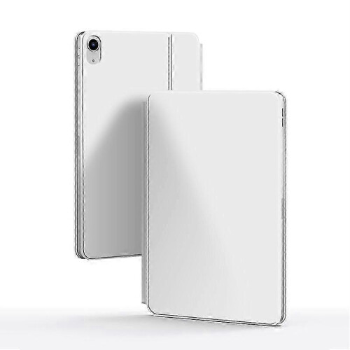 (White) For Ipad 10.9 (2022) Leather Case With Magnetic Bluetooth Keyboard Precision Multi-touch Trackpad - 1