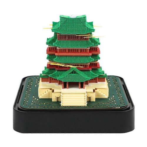Panoramic Paper Sculpture Note Card Tengwang Pavilion 3D Cultural Products