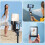 2in Screen Selfie Stick with Bluetooth Remote 12-67in Ext Portable 5