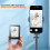 2in Screen Selfie Stick with Bluetooth Remote 12-67in Ext Portable 3
