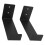 Wall Mount Alloy Steel Snowboard Rack 30 lbs Capacity, Compact Size 12