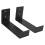 Wall Mount Alloy Steel Snowboard Rack 30 lbs Capacity, Compact Size 14
