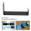 Wall Mount Alloy Steel Snowboard Rack 30 lbs Capacity, Compact Size 4