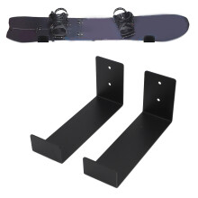Wall Mount Alloy Steel Snowboard Rack 30 lbs Capacity, Compact Size