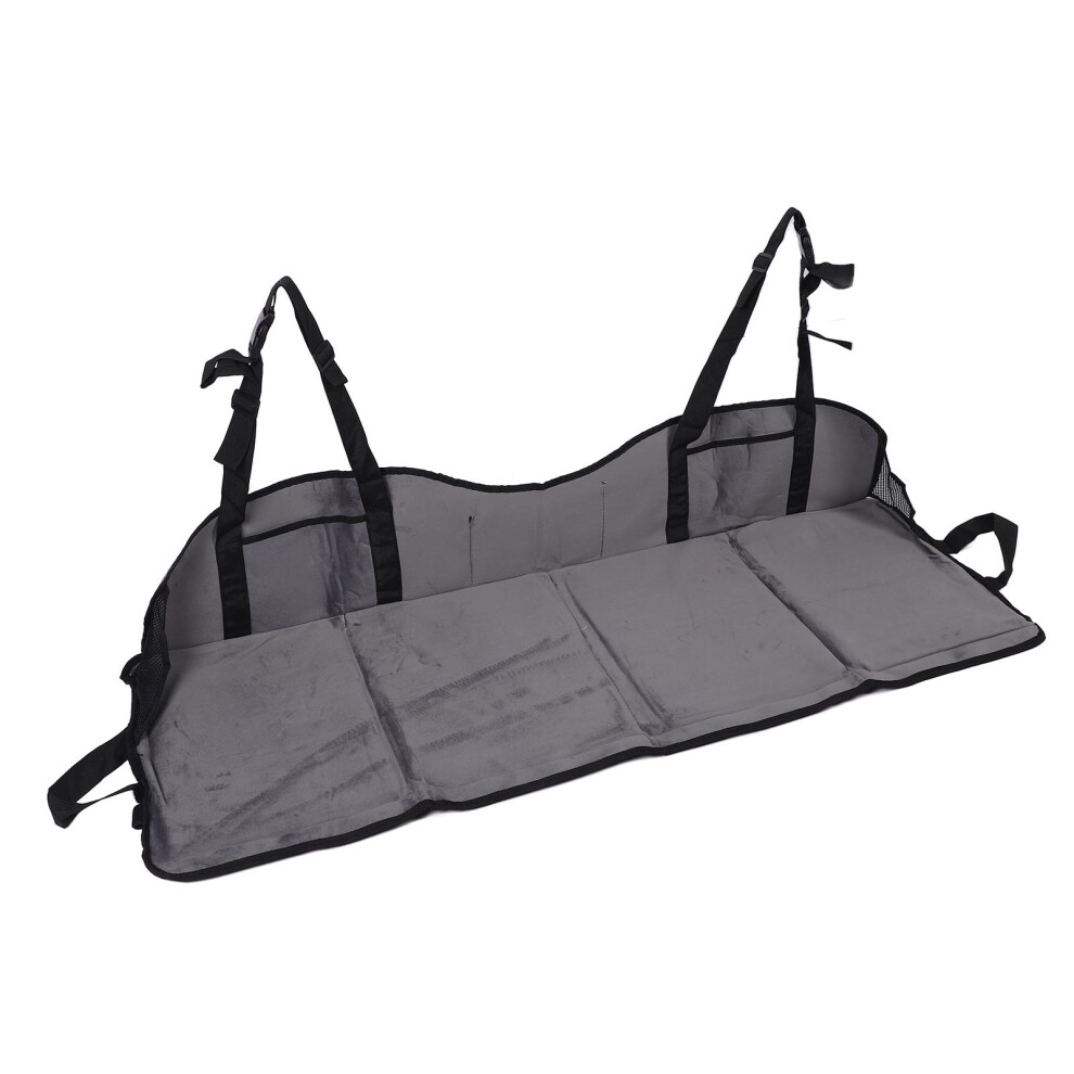 Foldable Car Back Seat Extender, Plush Comfort, Suv & Vehicle Compatible Gray 8301330696584