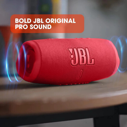 JBL (Red) JBL Charge 5 - Portable Bluetooth Wireless Speaker Waterproof, 20hr Playtime 2