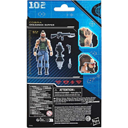 Hasbro G.I. Joe Classified Series Dreadnok Ripper, 102 1