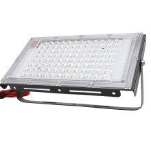 100W Flut Licht Board IP66 Wasserdichte Outdoor LED Flutlicht mit Batterie Alligator Clip für Outdoor Notfall DC12V