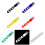(1 set) Bicycle and motorcycle fender reflective stickers - silver 6