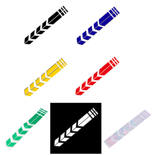 (1 set) Bicycle and motorcycle fender reflective stickers - colorful 2