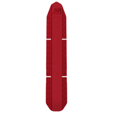 (1 piece) Mountain Bike Frame Down Tube Protector - Red