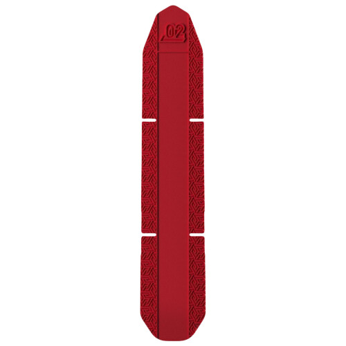 (1 piece) Mountain Bike Frame Down Tube Protector - Red