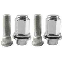 Juego de tuercas de rueda cromadas M12x1.50 90942-01058 90942-02049 compatible con GS350 GX460 ES300