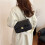 Fashionable crossbody square bag on shoulder bag 4