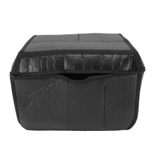 45L Motorcycle Top Box Liner PU Leather Fit Universal Black 39x32x22cm