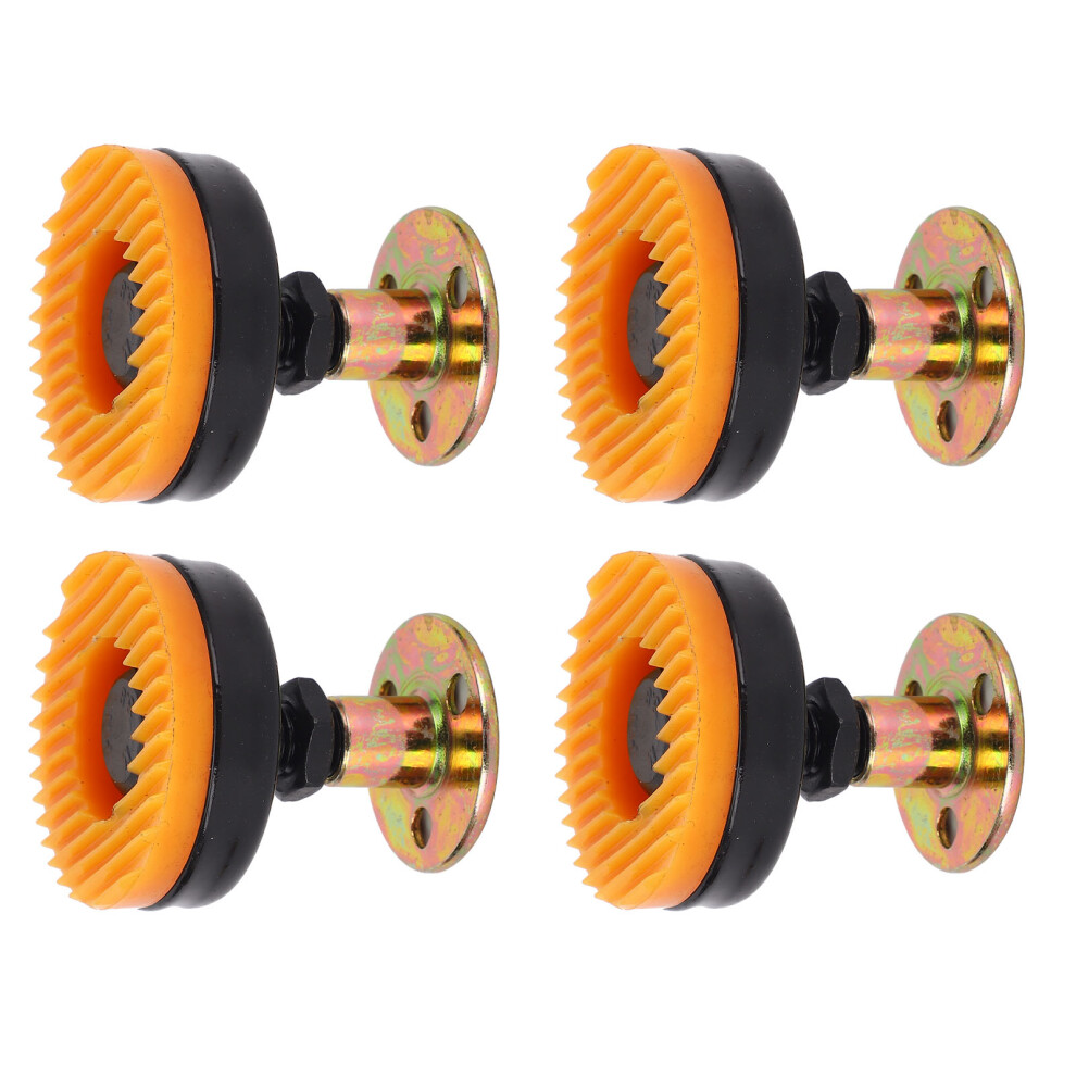 Heavy Duty Leveling Feet 400Kg Capacity, Adjustable 51-64Mm, Carbon Steel & Rubber 3131330700692