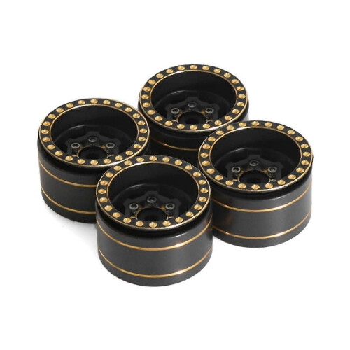 4 τεμάχια ζάντες τροχών 1.0 Plus Brass Beadlock