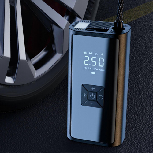 Φορητός αεροσυμπιεστής ελαστικών 4500mAh Power Bank Αεραντλία Ασ 2