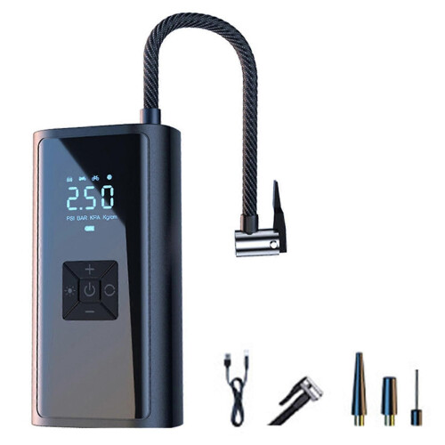 Φορητός αεροσυμπιεστής ελαστικών 4500mAh Power Bank Αεραντλία Ασ