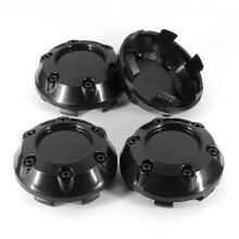 4kpl/erä 68mm 62mm auton sisäpyörä keskikorkki navan suojus vanne napa levy Abs musta Chrome Fi