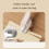 Rechargeable Mini Handheld Bag Sealer with Cutter, White, ABS, 400mAh 8