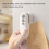 Rechargeable Mini Handheld Bag Sealer with Cutter, White, ABS, 400mAh 10