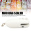 Rechargeable Mini Handheld Bag Sealer with Cutter, White, ABS, 400mAh 13