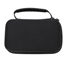 Wasserdichte Nylon EVA Hartreisetasche für kabellosen tragbaren Lautsprecher und Ladegerät, Schwarz