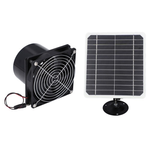 6,5-Zoll-Solar-Abluftventilator 50 W 12 V ABS-Kit