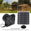 6,5-Zoll-Solar-Abluftventilator 50 W 12 V ABS-Kit 5